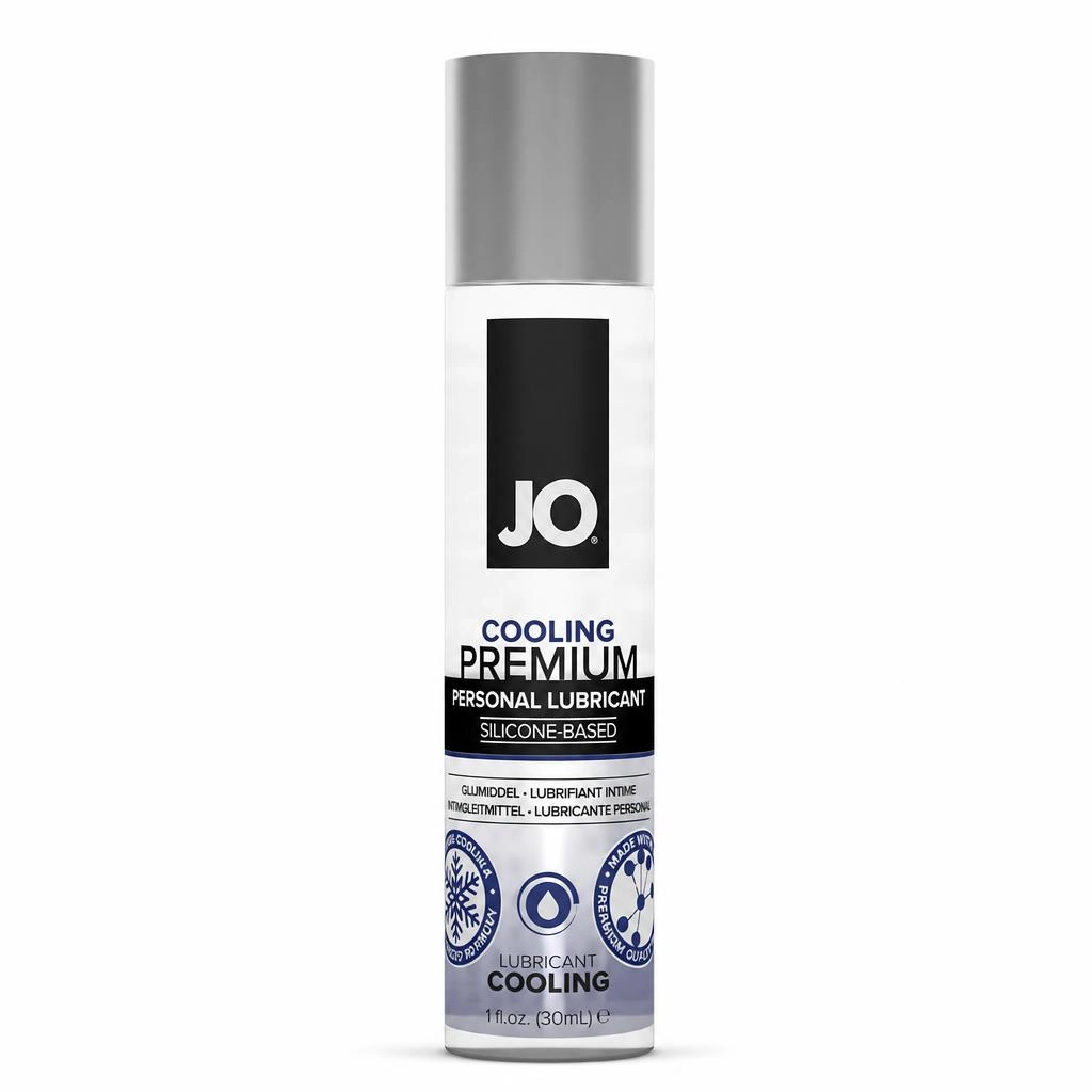Лубрикант JO Premium Cooling 1oz, охлаждающий, на силиконовой основе, 30мл.