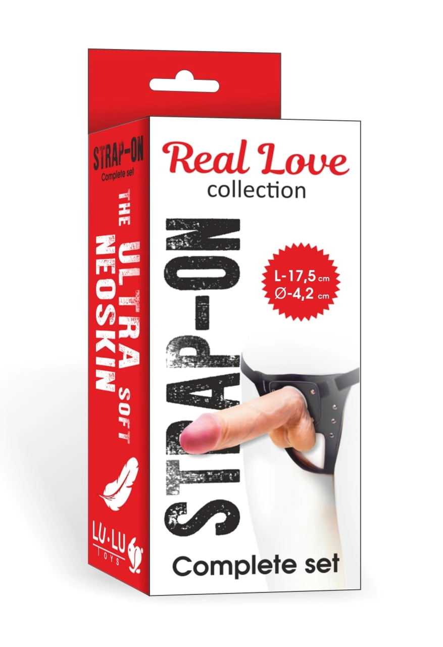 Страпон Harness Real Love 17,5 см, Ø 4,2 см