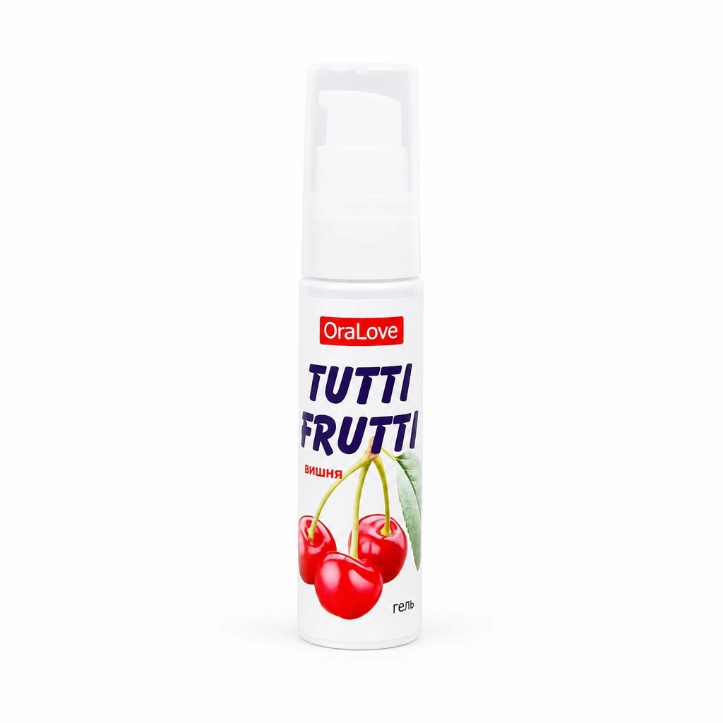 Оральный лубрикант Tutti Frutti со вкусом вишни, 30 г