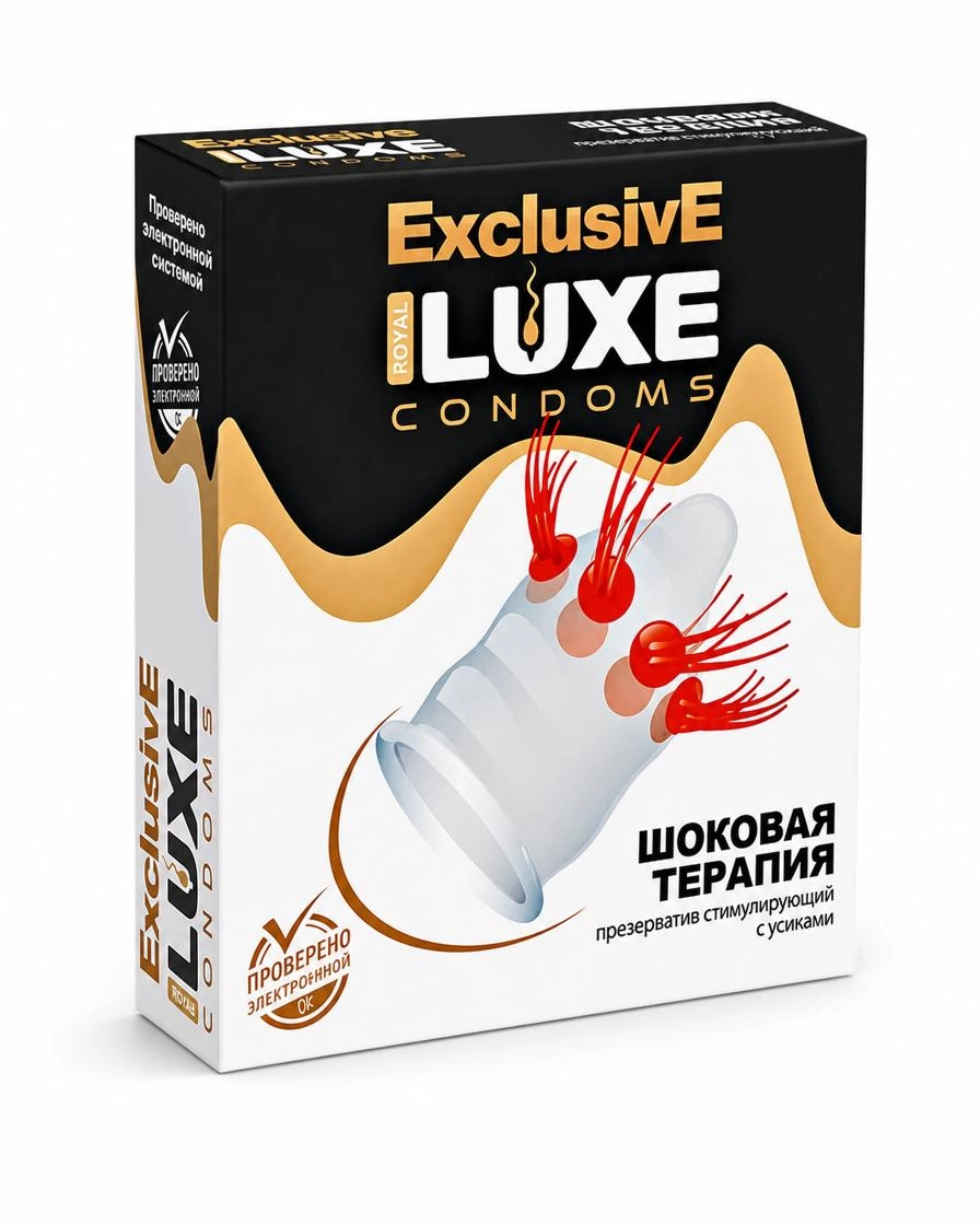 Презервативы Luxe Exclusive Шоковая терапия №1, 1 шт