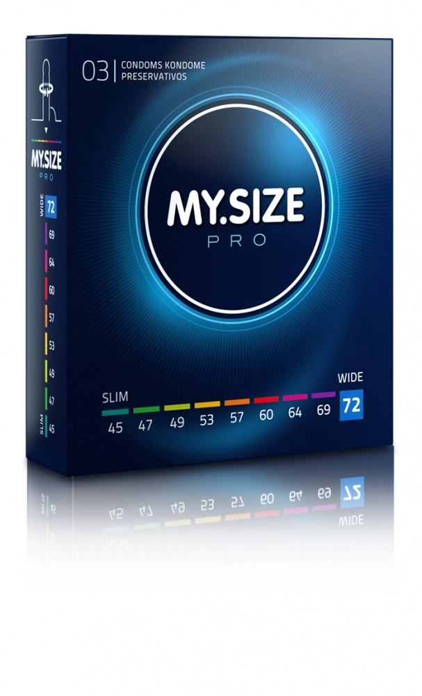 Презервативы MY.SIZE № 3, ширина 72 мм