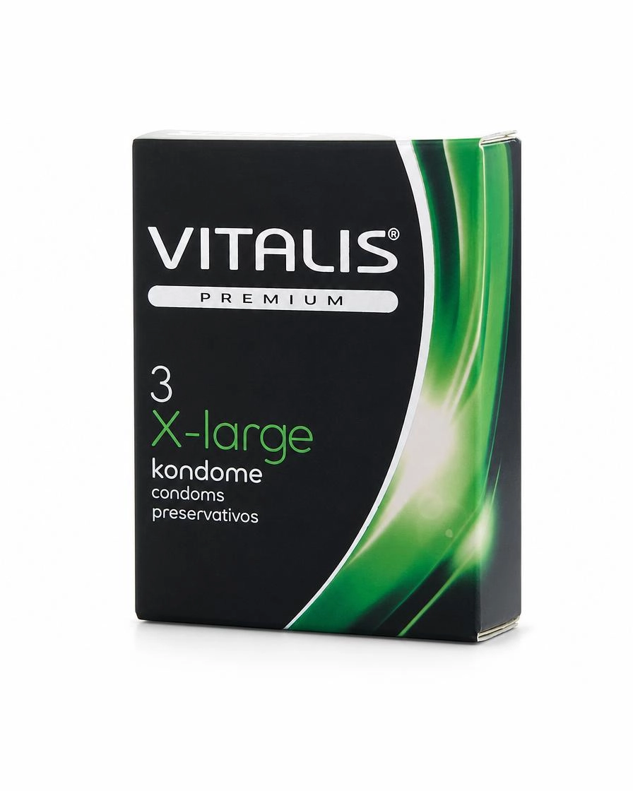 Презервативы Vitalis Premium x-large увеличенного размера (ширина 57mm) №3