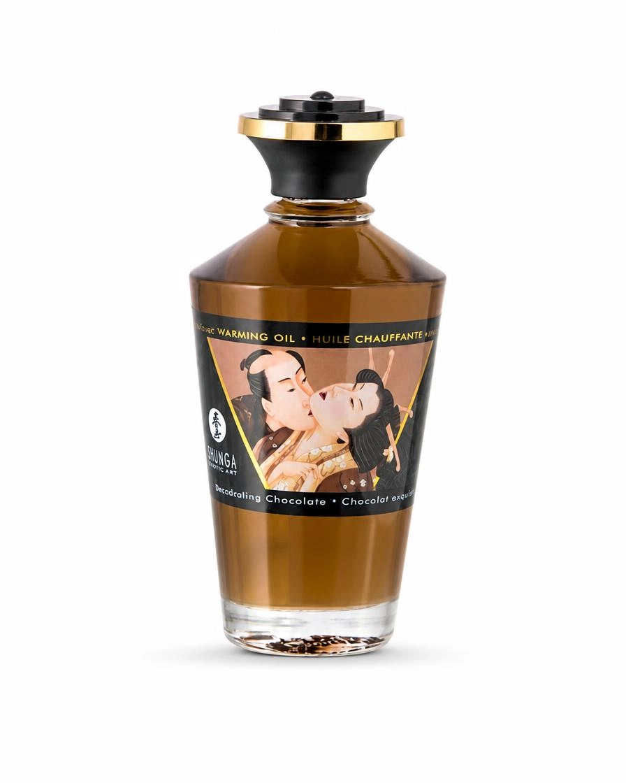 Масло для массажа Shunga Afrodisiac Warming Шоколад, разогревающее, 100 мл