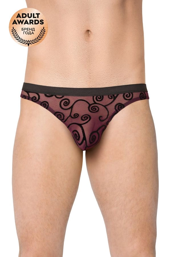 Трусы мужские с узором SoftLine Collection, фиолетовый, XL