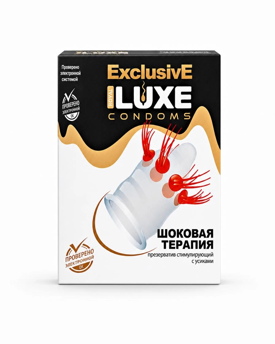 Презервативы Luxe Exclusive Шоковая терапия №1, 1 шт