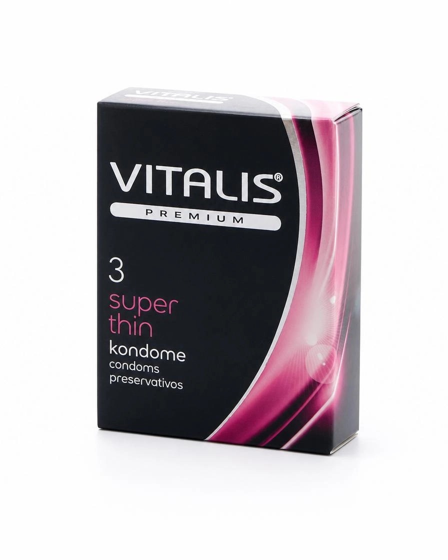 Презервативы Vitalis Premium super thin ультратонкие №3
