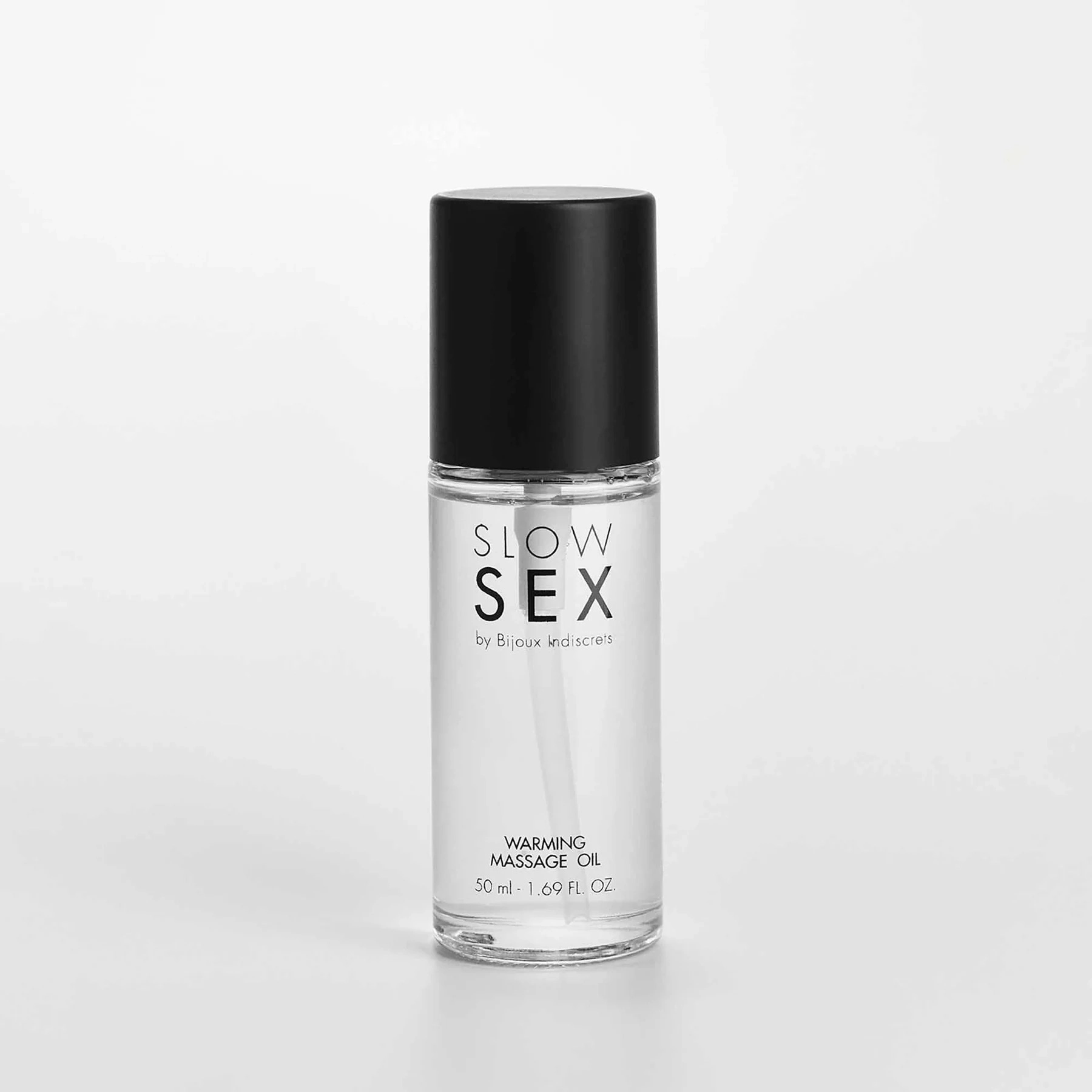 Съедобное cогревающее массажное масло Bijoux Indiscrets Warming massage oil - SLOW SEX, 50 мл