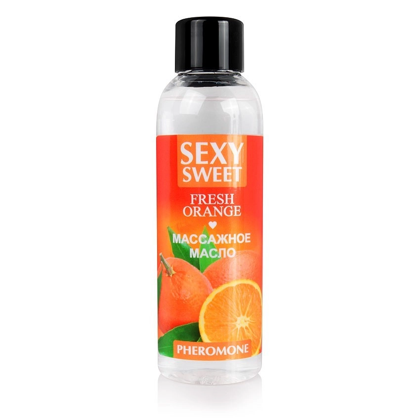 Массажное масло SEXY SWEET FRESH ORANGE с феромонами 75 мл