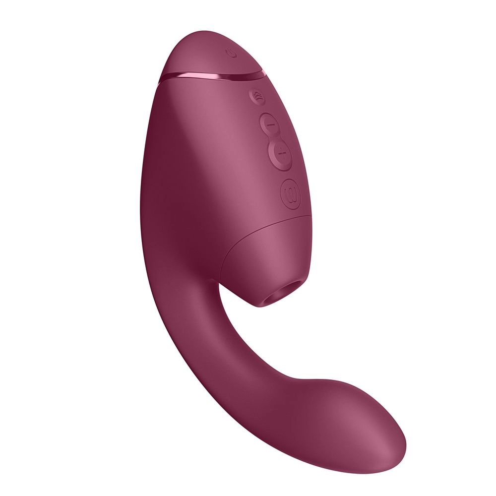 Бесконтактный клиторальный стимулятор Womanizer Next Duo, бордово-розовый