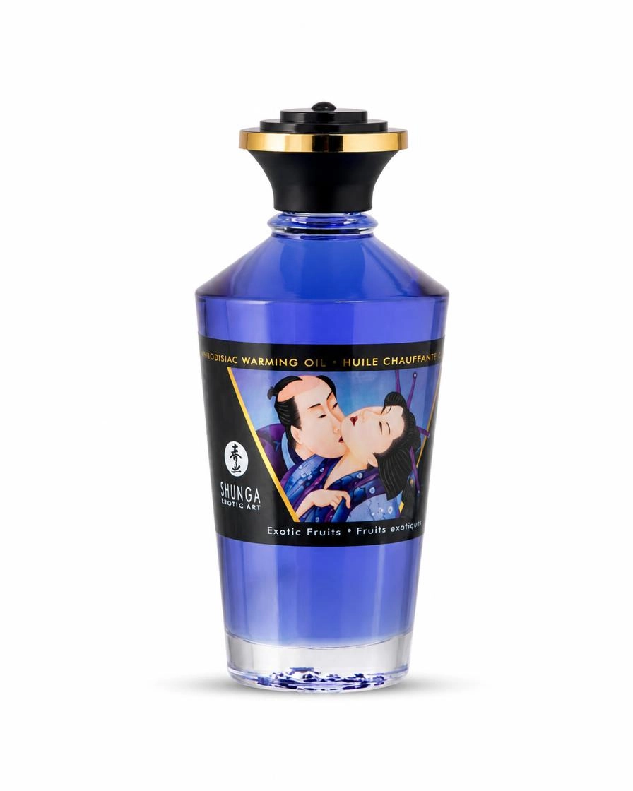 Масло для массажа Shunga Afrodisiac Warming Экзотические фрукты, разогревающее, 100 мл