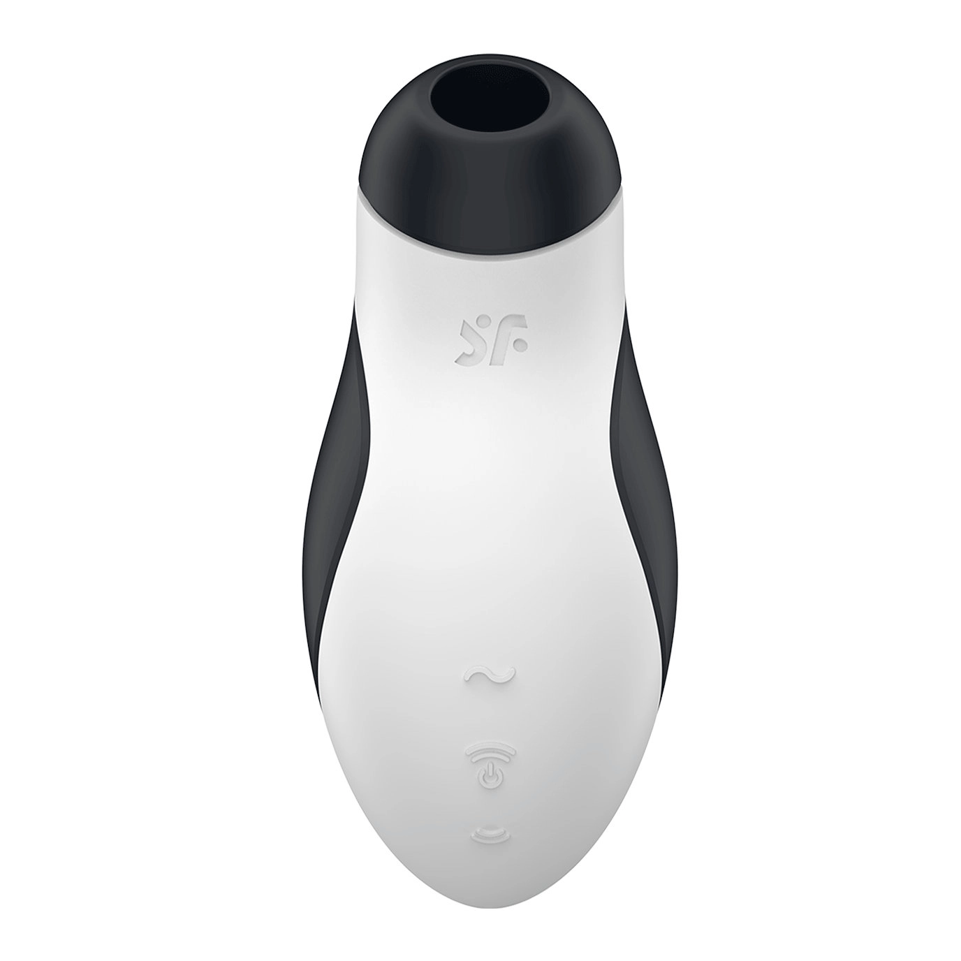 Вакуумно-волновой стимулятор с вибрацией Satisfyer Orca, черно-белый
