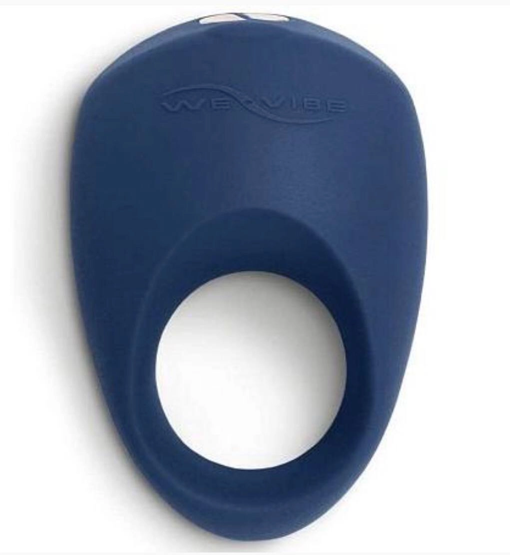 Эрекционное кольцо с вибрацией We-Vibe Pivot, синий