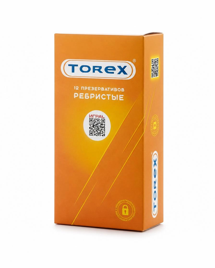 Презервативы TOREX ребристые, №12