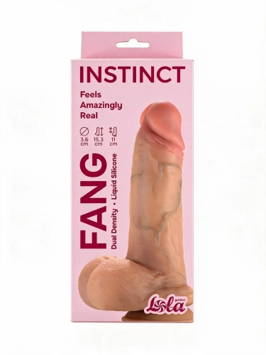 Реалистичный дилдо Fang Instinct 11 х 3,6 см.