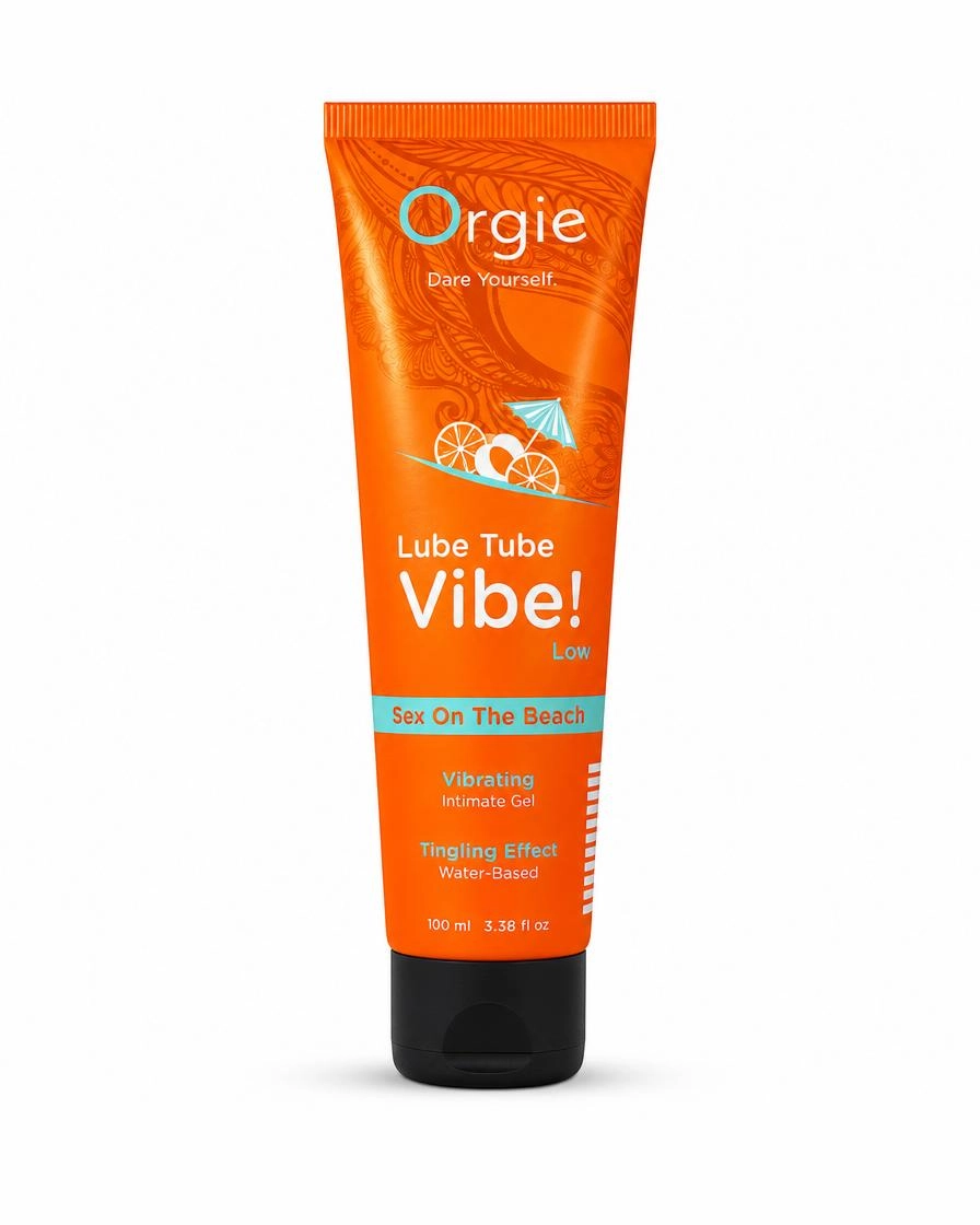 Лубрикант с эффектом вибрации Orgie Lube Tube Vibe Low Sex On The Beach, 100мл
