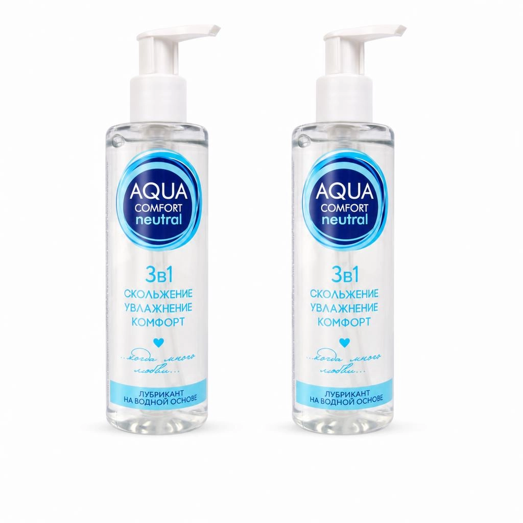 Лубрикант на водной основе AQUA COMFORT NEUTRAL 195 г — 2 упаковки