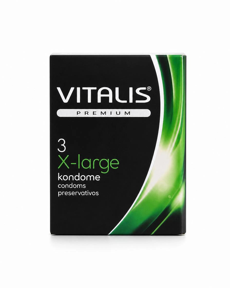 Презервативы Vitalis Premium x-large увеличенного размера (ширина 57mm) №3
