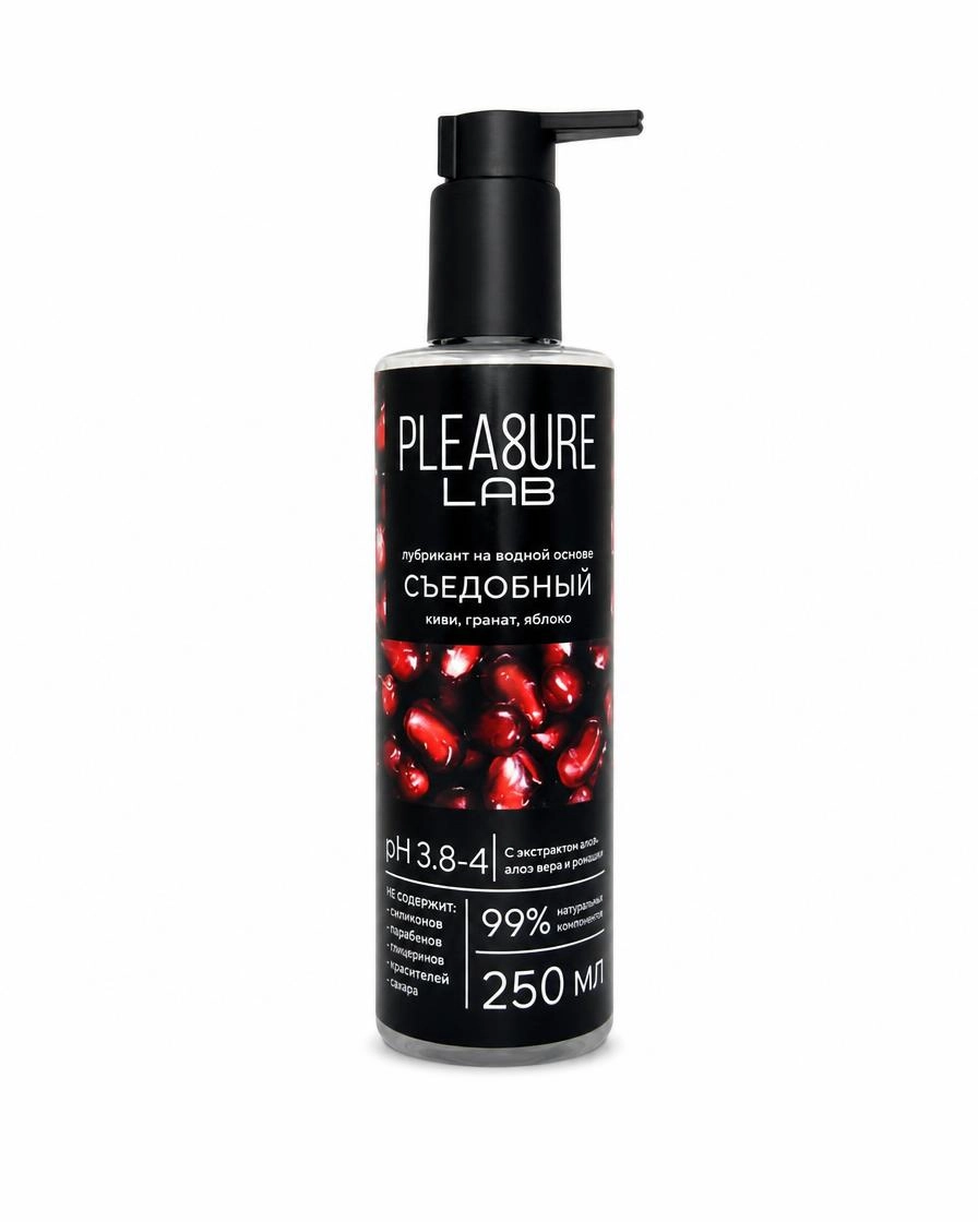 Ароматизированный лубрикант Pleasure Lab, на водной основе, Киви, гранат, яблоко, 250 мл
