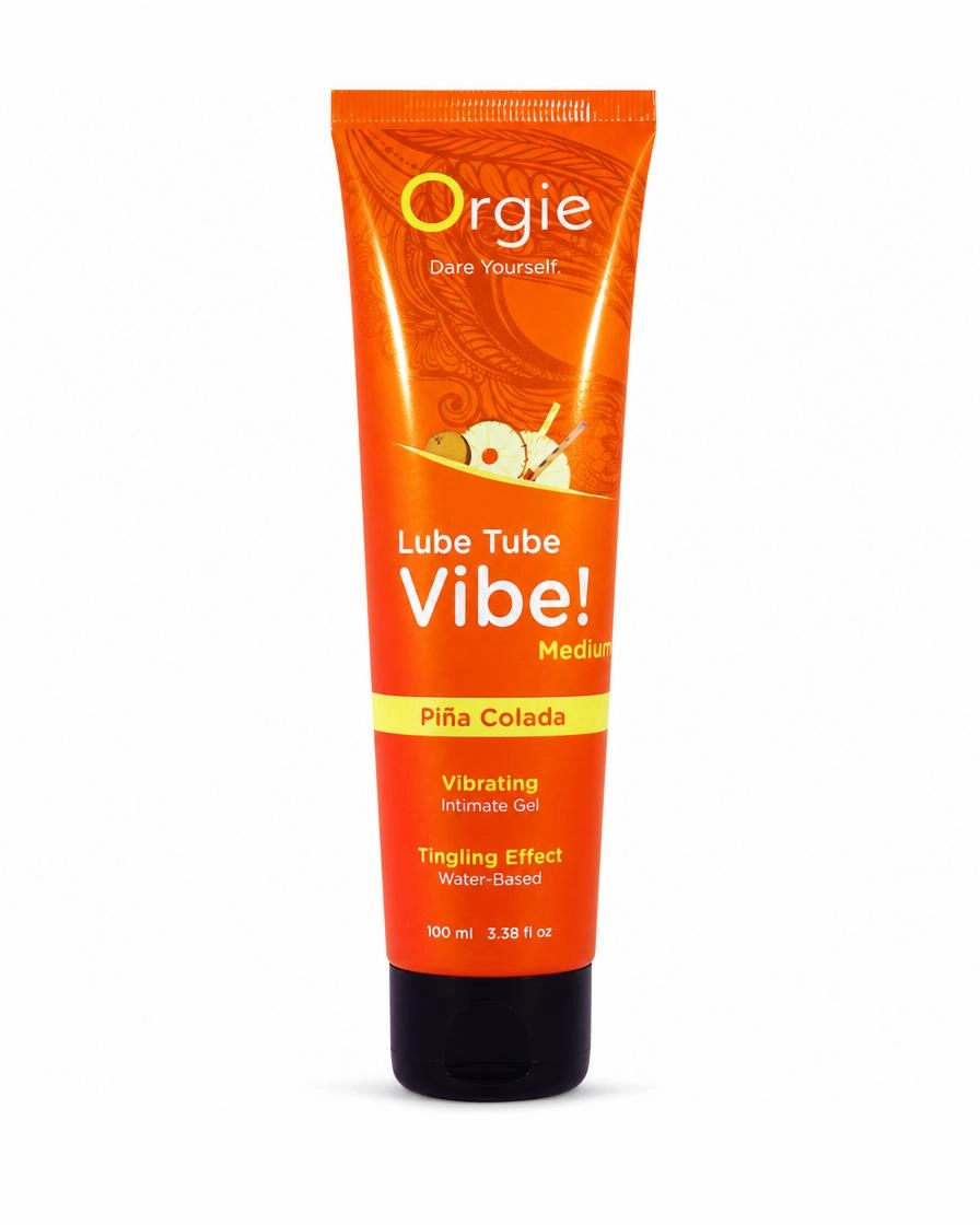 Лубрикант с эффектом вибрации на водной основе Orgie Lube Tube Vibe Medium Pina Colada, 100мл