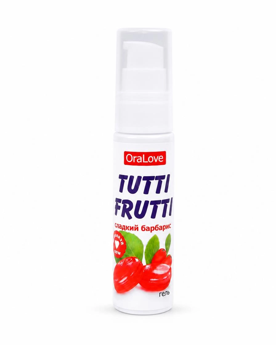 Оральный лубрикант Tutti Frutti со вкусом сладкий барбарис, 30г
