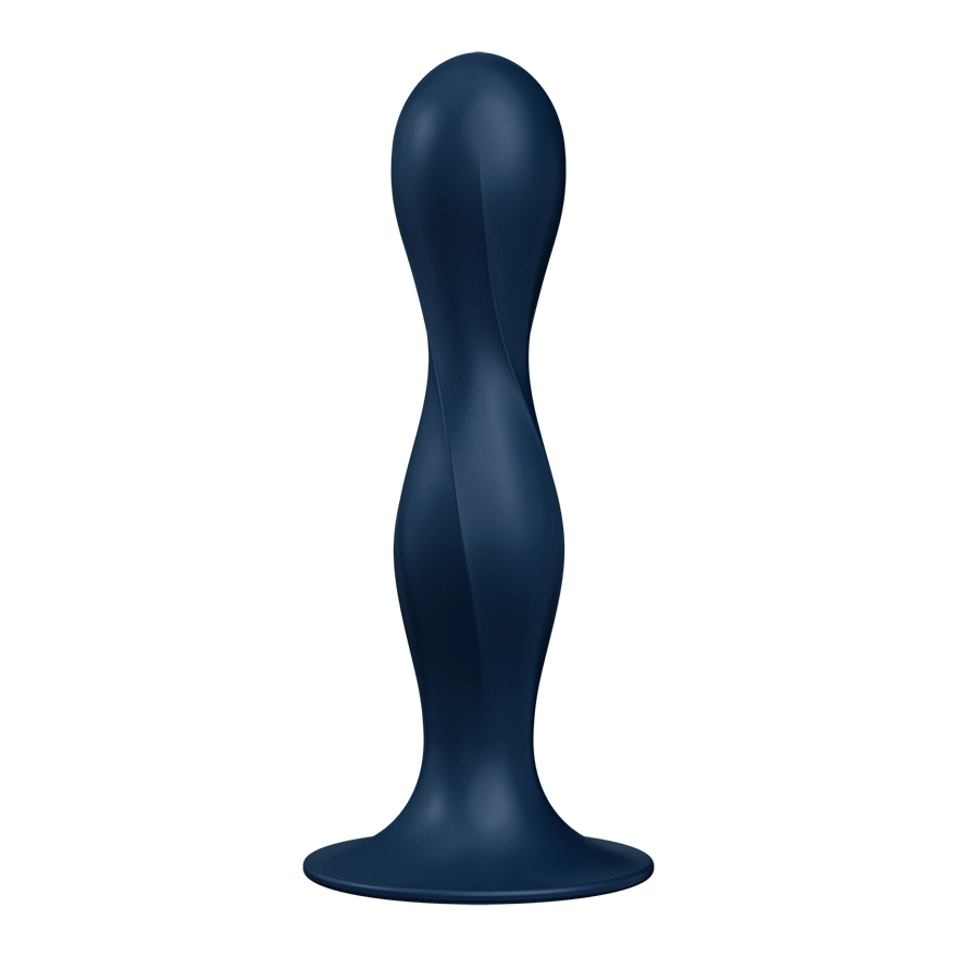 Анальная втулка Satisfyer Double Ball-R dark blue