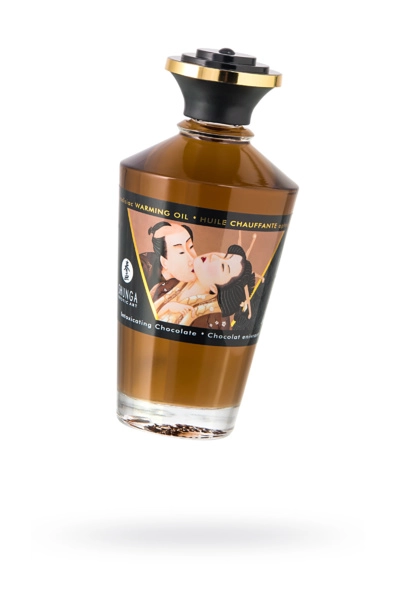 Масло для массажа Shunga Afrodisiac Warming Шоколад, разогревающее, 100 мл