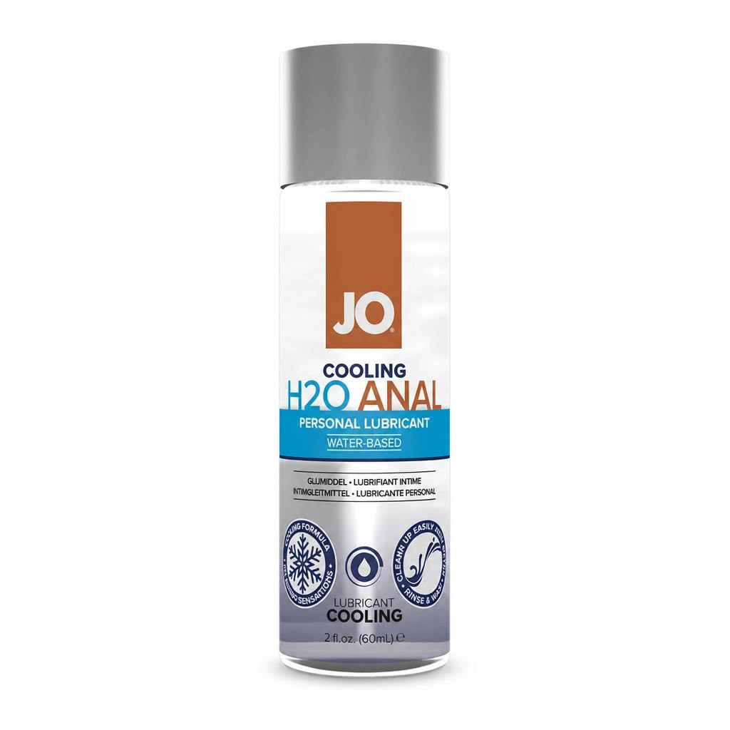 Анальный лубрикант JO Anal H2O Cooling 2oz, охлаждающий, на водной основе, 60мл.