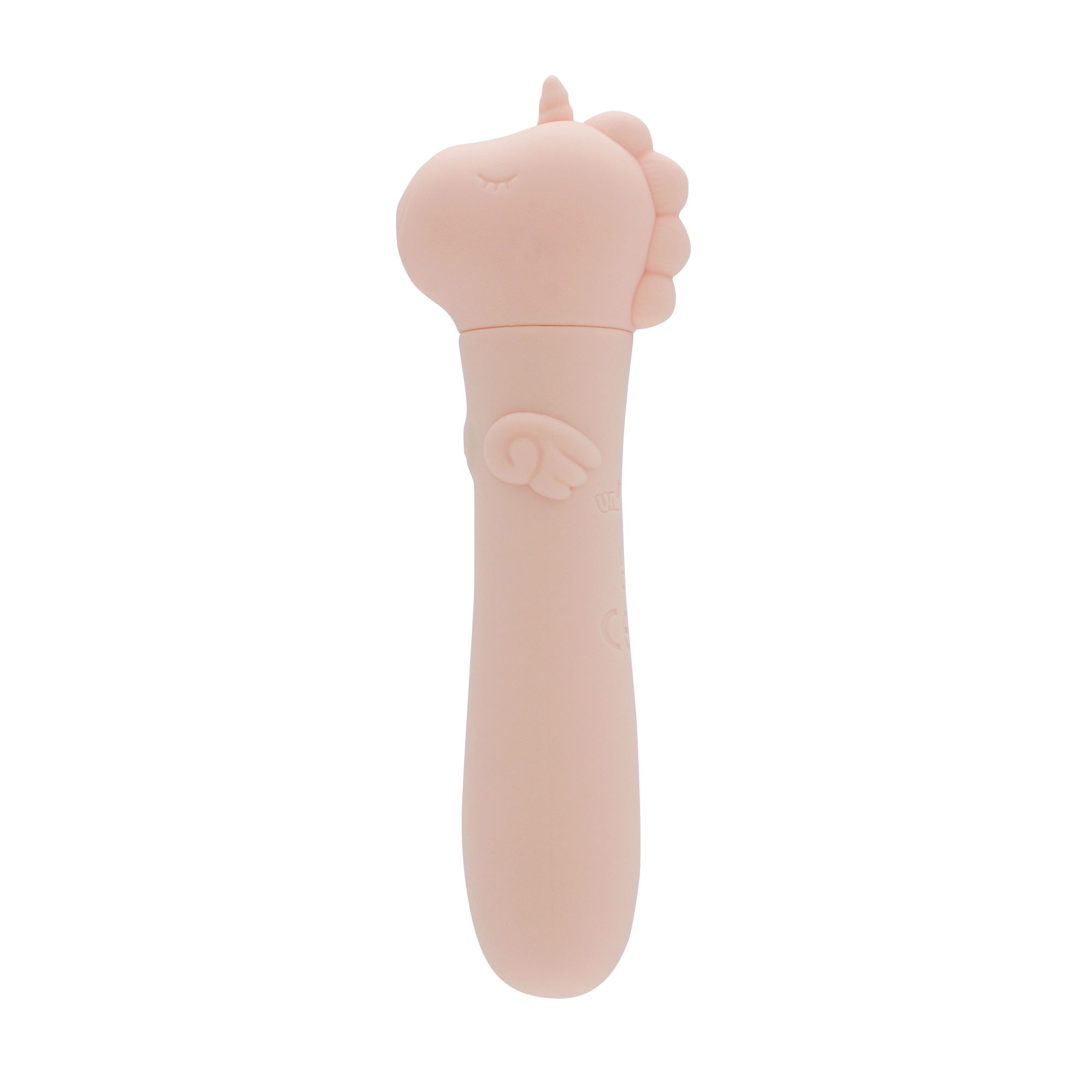 Вибропуля Unihorn USB - Heart Throb, светло-розовый