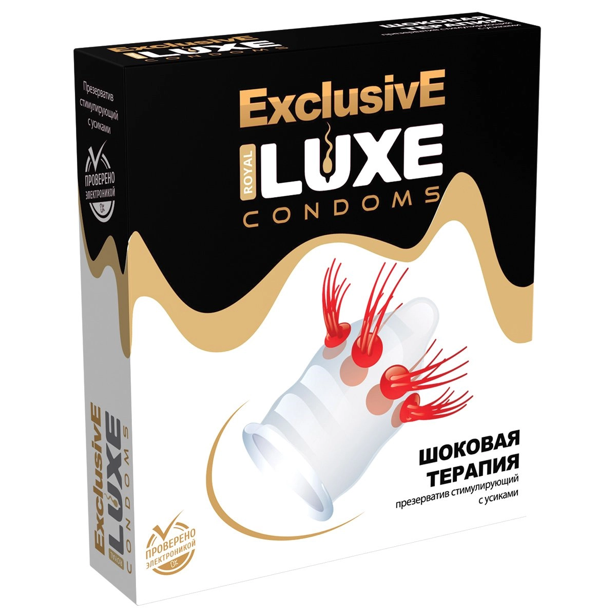 Презервативы Luxe Exclusive Шоковая терапия №1, 1 шт