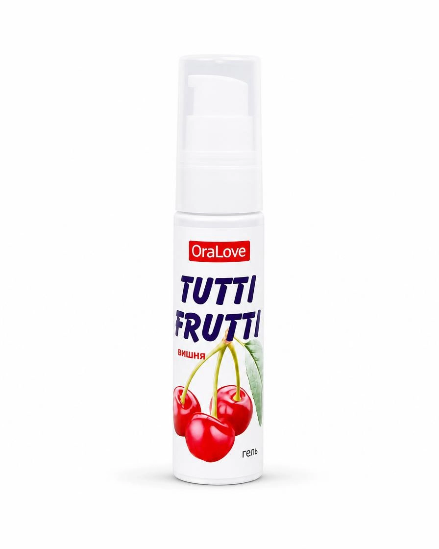 Оральный лубрикант Tutti Frutti со вкусом вишни, 30 г