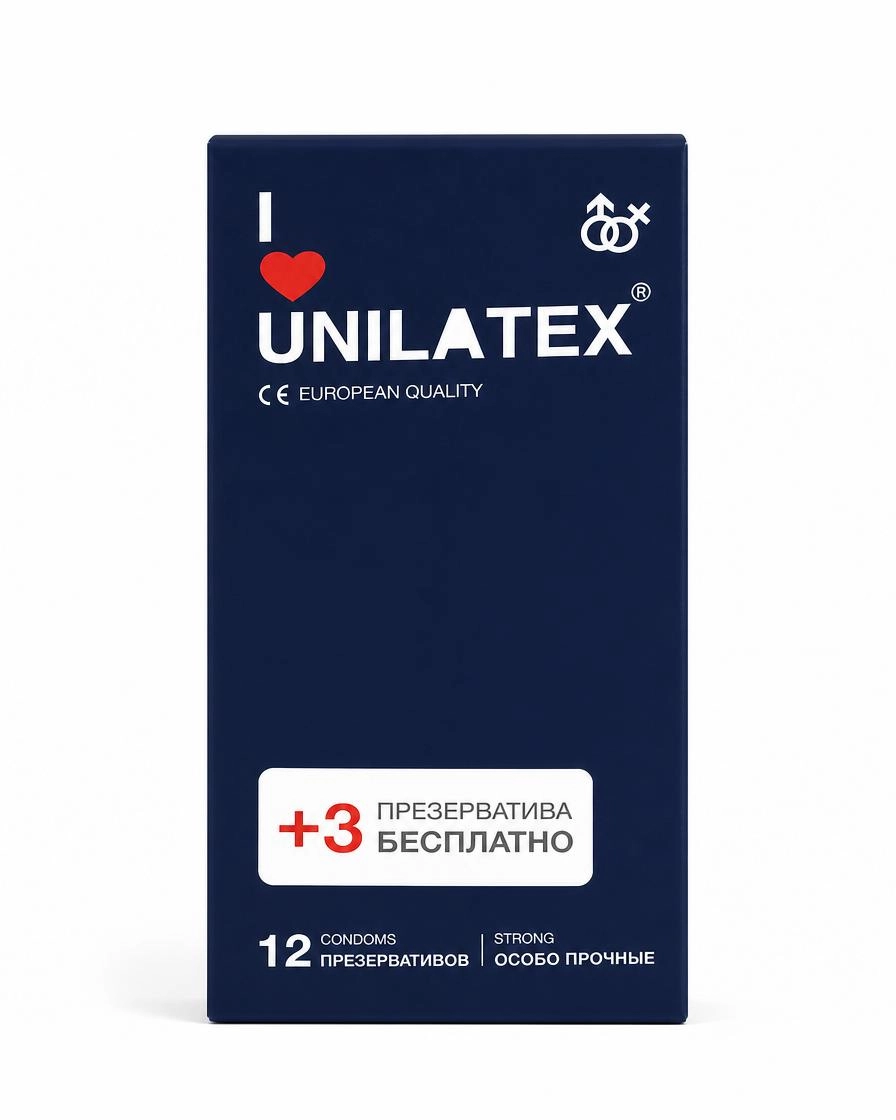 Презервативы Unilatex Extra Strong 12+3шт