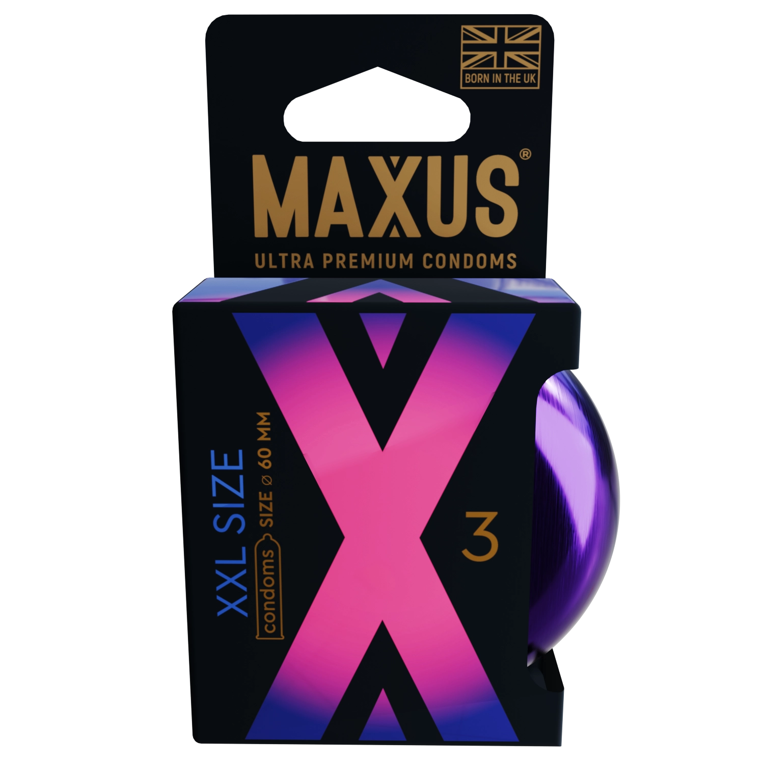 Презервативы MAXUS XXL, с увеличенным размером, 3 шт